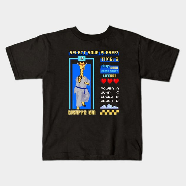 Arcade Game Kids T-Shirt by Faech